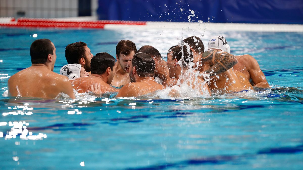 PAP/EPA / HOW HWEE YOUNG / Na zdjęciu: reprezentanci Grecji