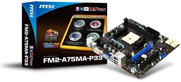 MSI FM2-A75MA-P33 płyta gł&oacute;wna zdjęcie opakowanie
