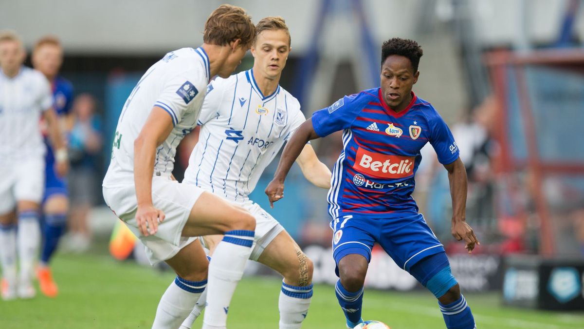 Getty Images / Foto Olimpik/NurPhoto via Getty Images / Joel Valencia w czasie gry dla Piasta Gliwice