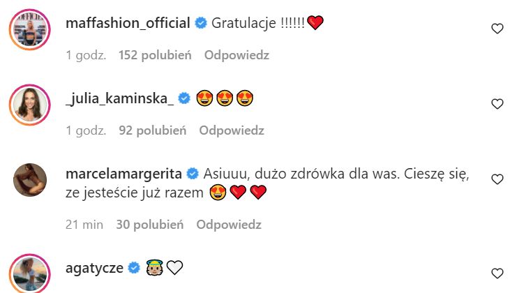 Gwiazdy gratulują Joannie Opozdzie 