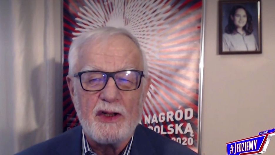 Jan Pietrzak jest częstym gościem programu TVP Info "#Jedziemy".