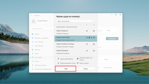 Windows 11: wybieramy pakiet językowy