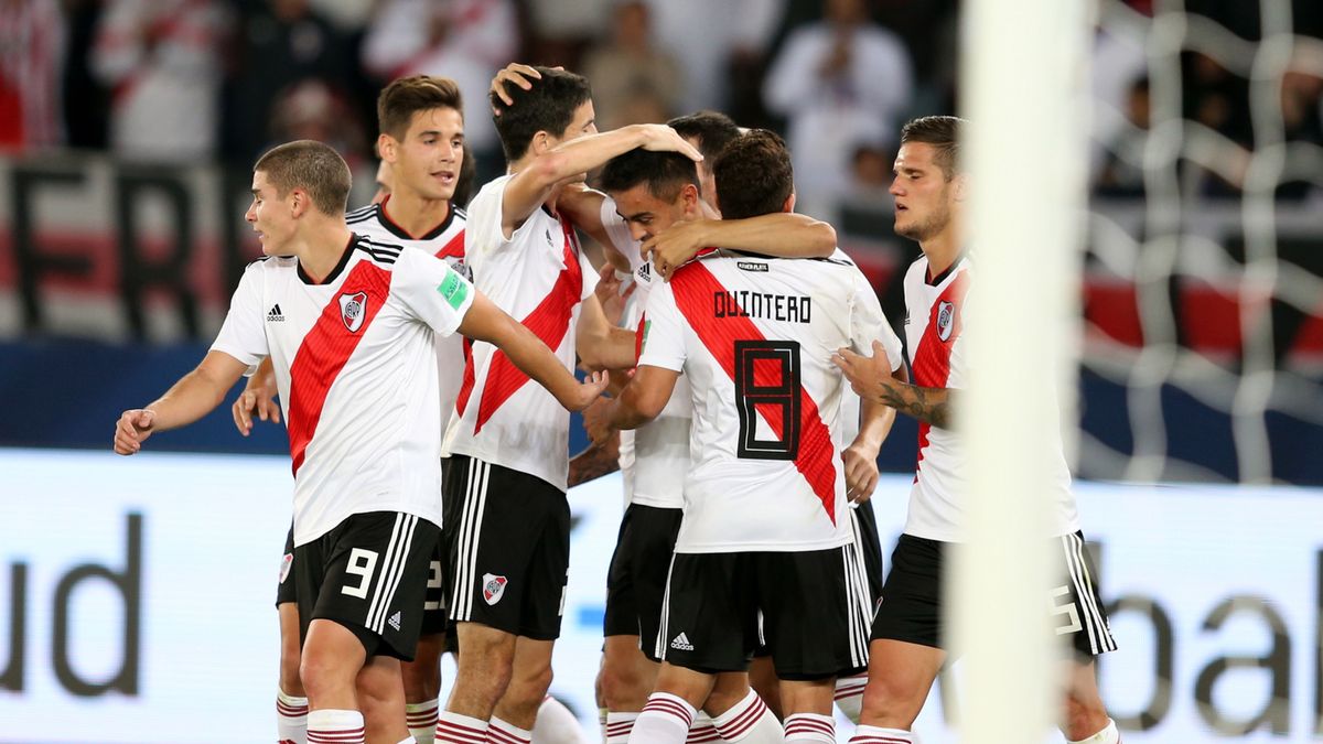 PAP/EPA / ALI HAIDER / Na zdjęciu: radość piłkarzy River Plate