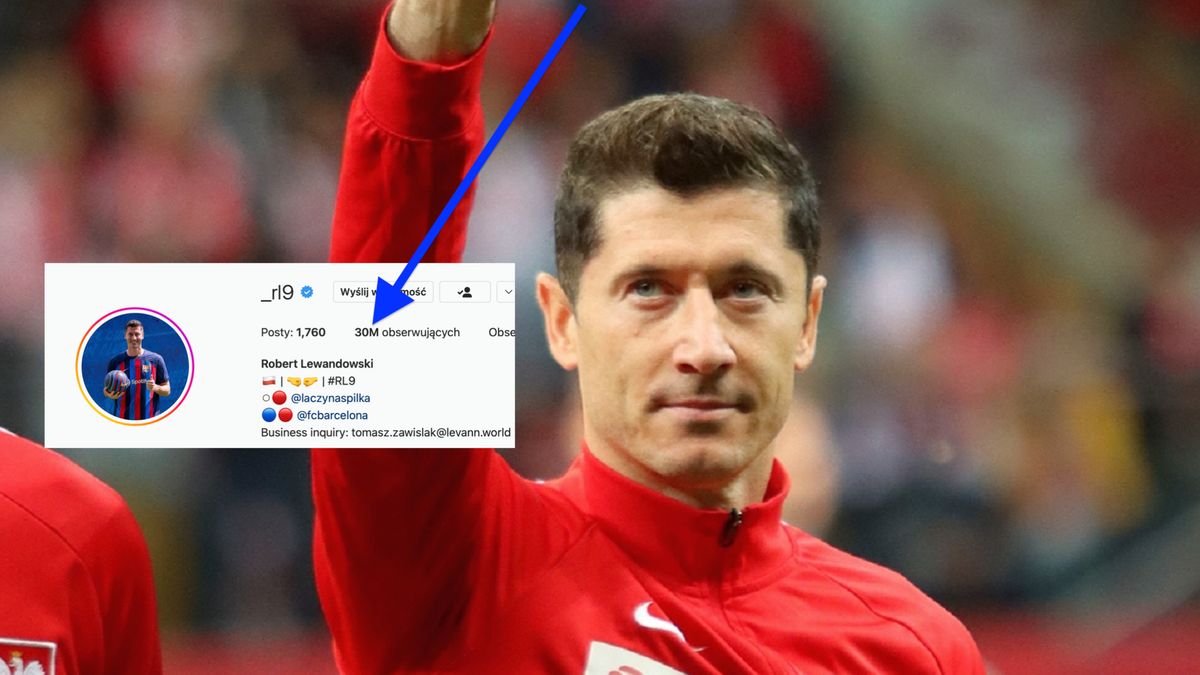 Robert Lewandowski przekroczył barierę 30 milionów obserwujących na instagramie