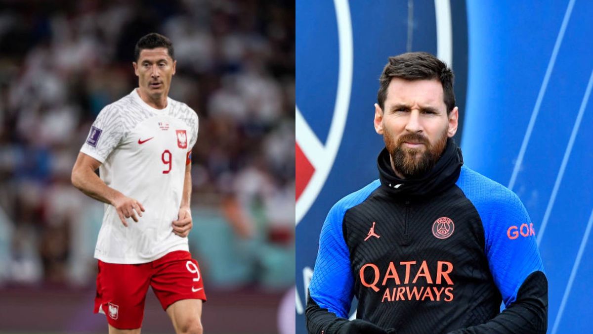 Robert Lewandowski i Lionel Messi