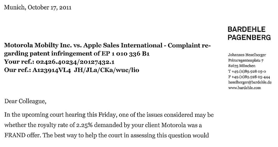 Ile gotówki Motorola chciała wyciągnąć od Apple'a? 2