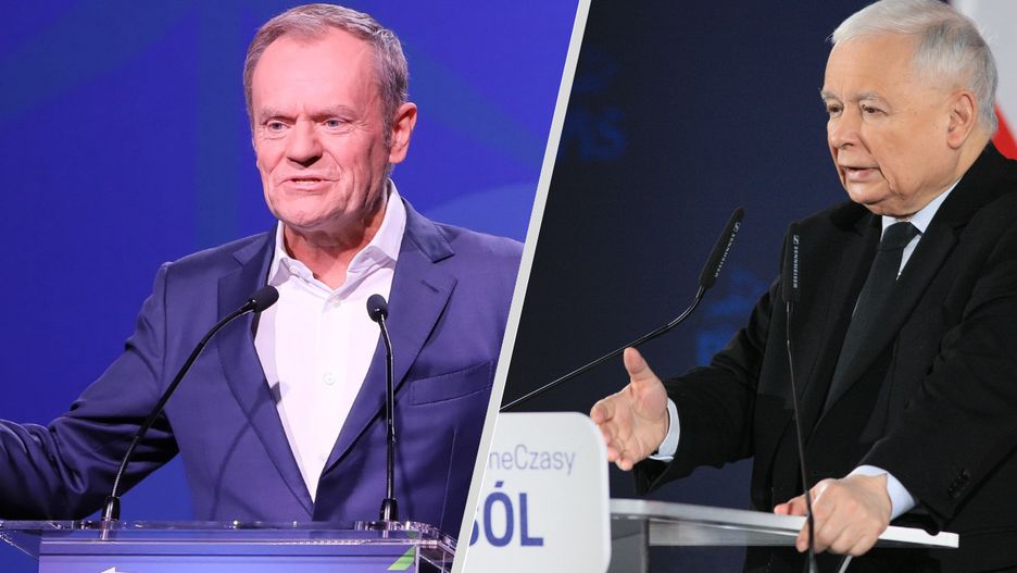 Donald Tusk i Jarosław Kaczyński