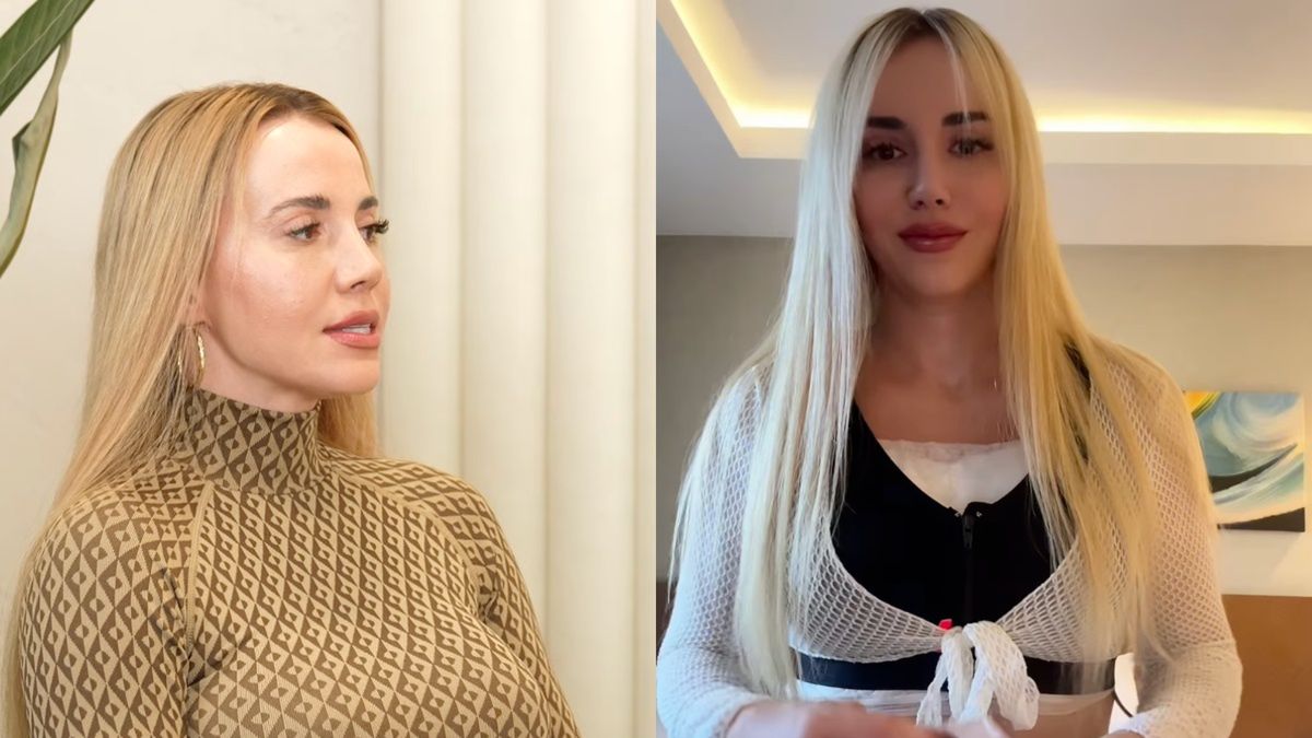 Marianna Schreiber podczas wywiadu i tuż po operacji