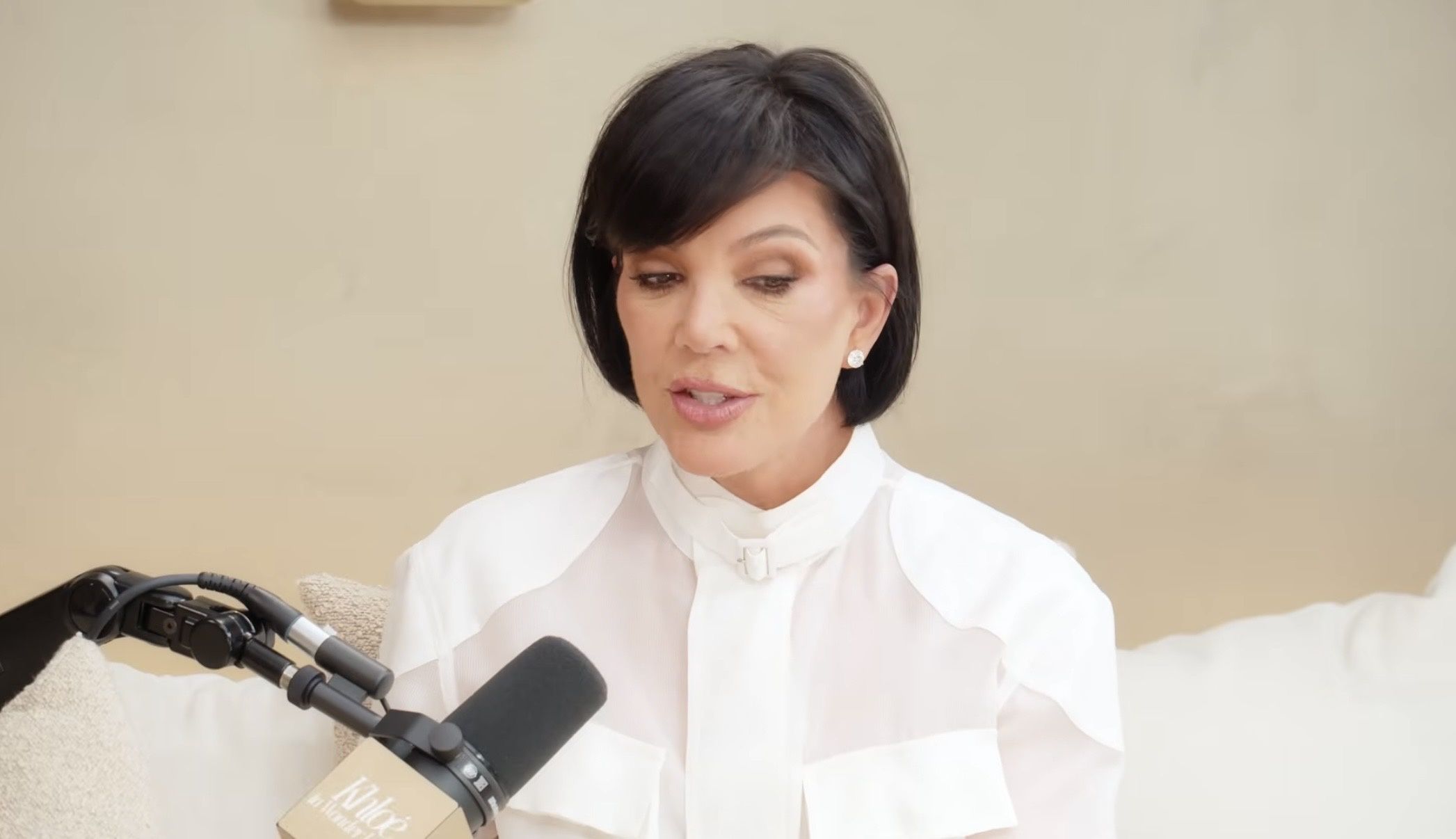 Kris Jenner podczas rozmowy 