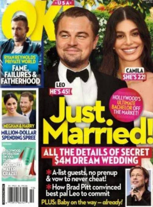 Leonardo DiCaprio i Camilla Morrone wzięli ślub?