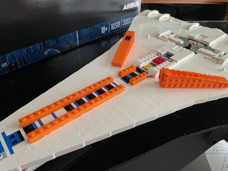 Concorde z klocków LEGO