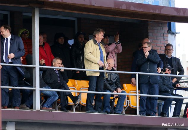 Zbigniew Boniek w środę przyniósł Widzewowi szczęście (fot. D.A. Sobuń/www.laczynaswidzew.pl)