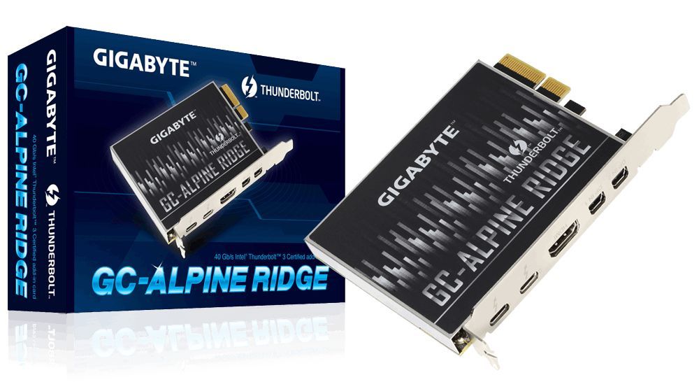 Gigabyte GC-Alpine Ridge karta z Thunderbolt 3