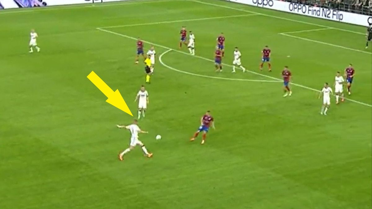 Twitter / Polsat Sport / Na zdjęciu: gol Vavro w meczu FC Kopenhagi z Rakowem