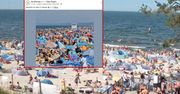 "Koszmar". Widok na plażę w Stegnie