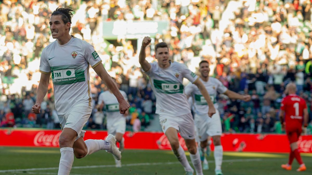 radość piłkarzy Elche CF