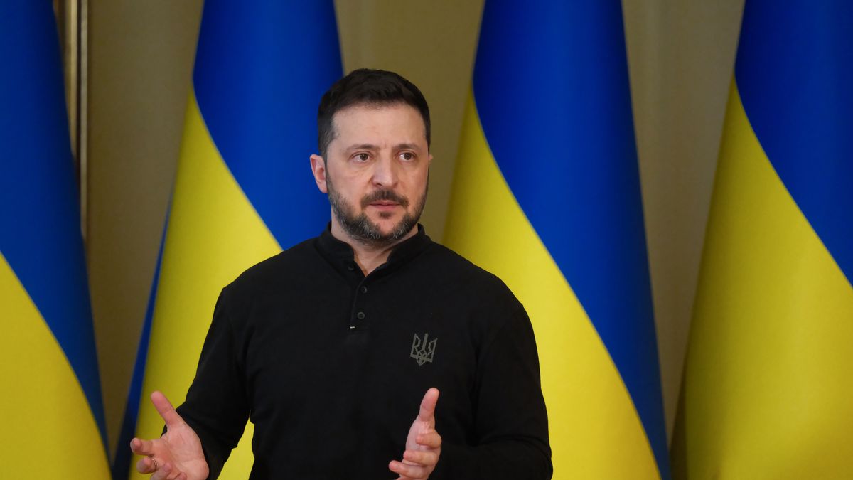 Prezydent Ukrainy Wołodymyr Zełenski