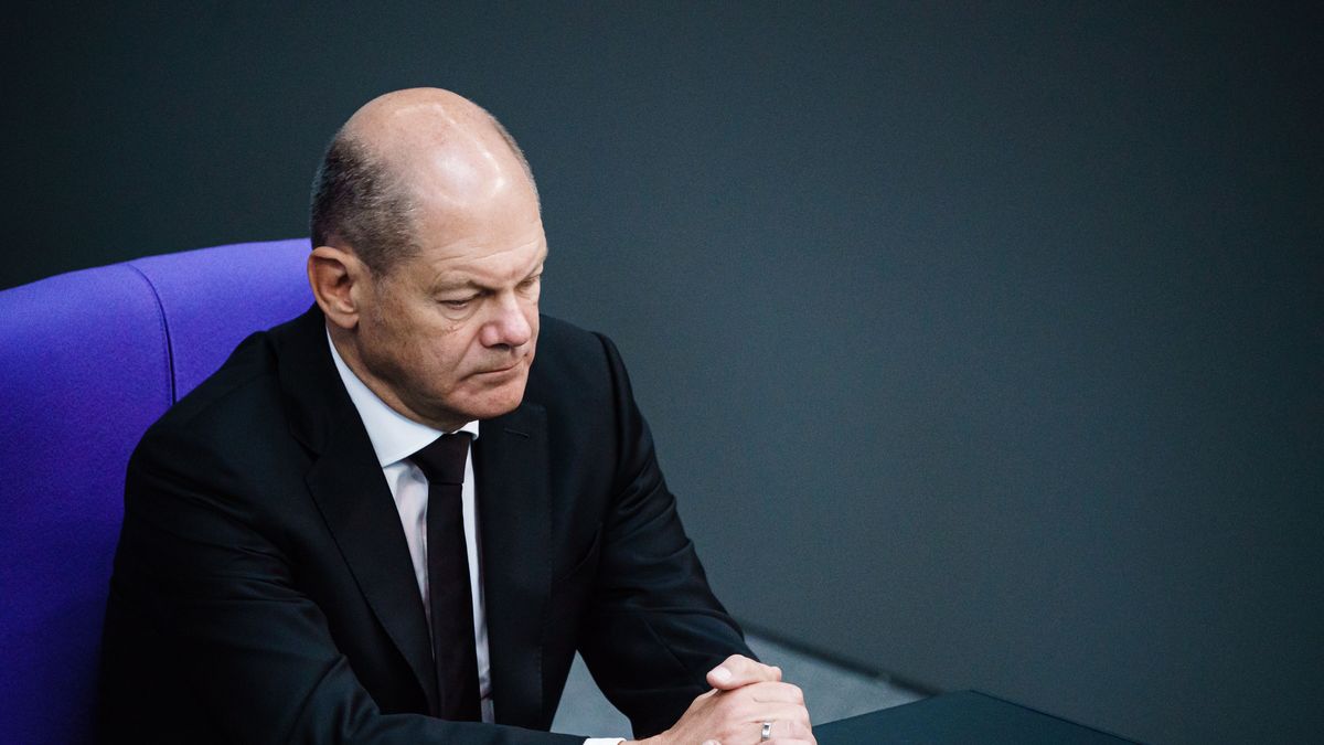  Na zdjęciu kanclerz Niemiec Olaf Scholz