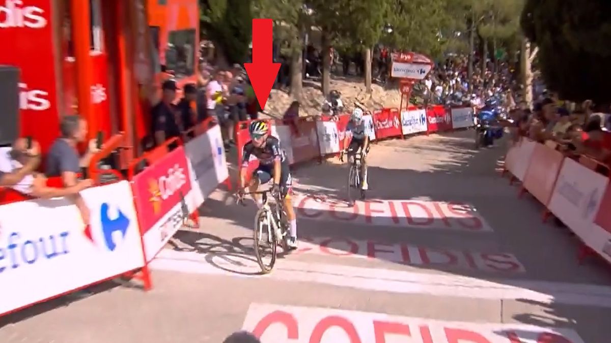 Twitter / lavuelta / Na zdjęciu: Primoz Roglić wygrał 8. etap Vuelty