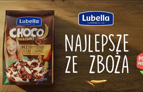 "Energia ze zbóż" w reklamie płatków Lubella