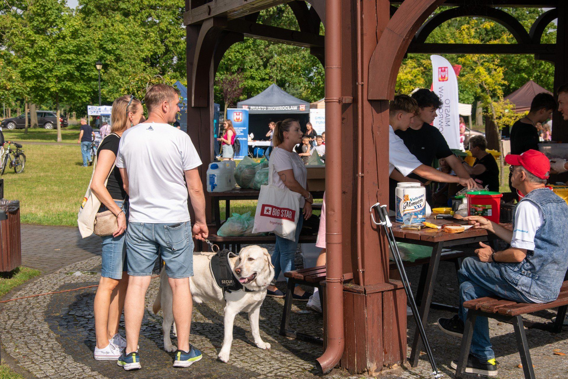 Piknik w nowej części Parku Solankowego