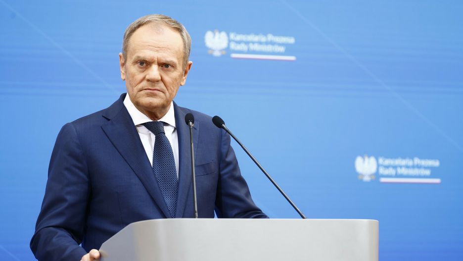 Konferencja premiera Donalda Tuska
16.04.2024. Warszawa. Konferencja premiera Donalda Tuska. Fot. Filip Naumienko/REPORTER 
n/z: Donald Tusk
Filip Naumienko/REPORTER