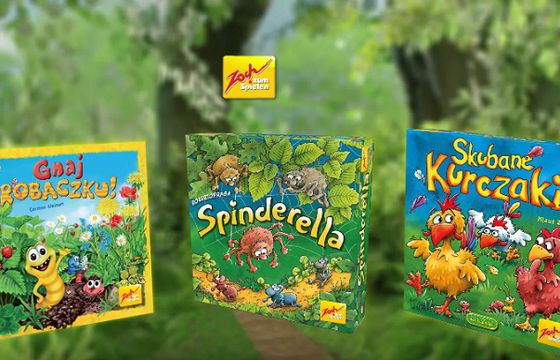 Simba Toys Polska reklamuje gry „Spinderella”, „Gnaj Robaczku!” i „Skubane Kurczaki” (wideo)