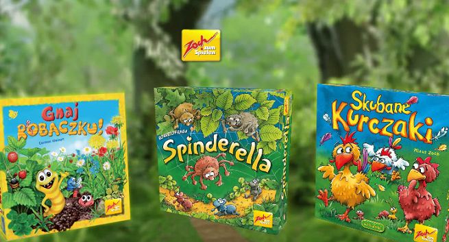 Simba Toys Polska reklamuje gry „Spinderella”, „Gnaj Robaczku!” i „Skubane Kurczaki” (wideo)