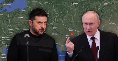 Zełenski kpi z kłamstw Putina o Konstantynówce. "Spotkajmy się tam"