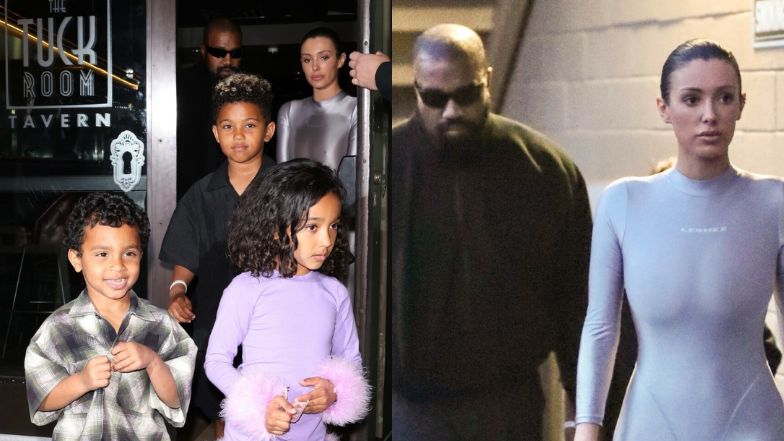Kanye West zabrał dzieci i żonę do kina. Bianca Censori przyodziała OBCISŁY KOMBINEZON (ZDJĘCIA)
