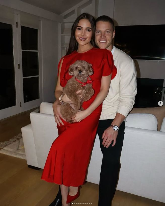 Olivia Culpo i Christian McCaffrey