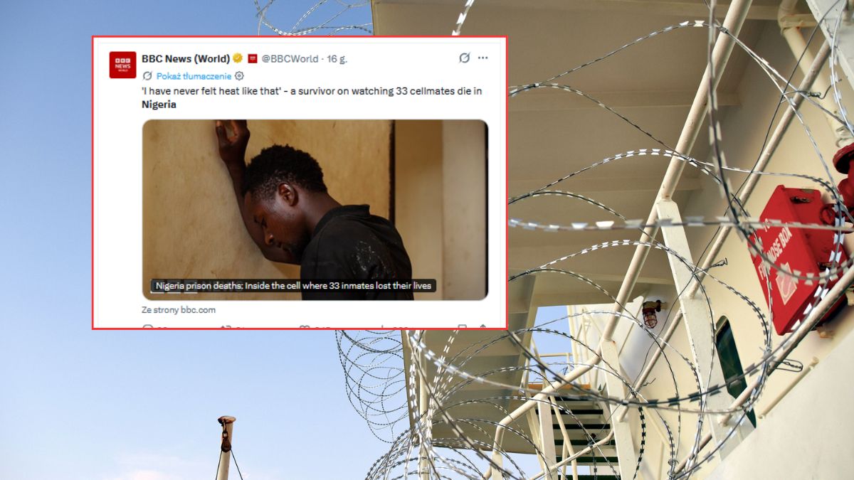 33 osoby zmarły w jednej celi. Koszmar w Nigerii