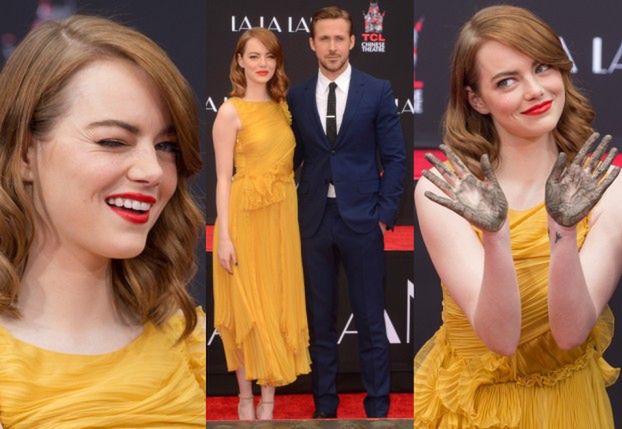 Emma Stone i Ryan Gosling promują swój film w Hollywood