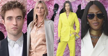 Gwiazdy i modelki bawią się na pokazie Diora: Pattinson, Allen, Moss, Hadid, Campbell... (ZDJĘCIA)
