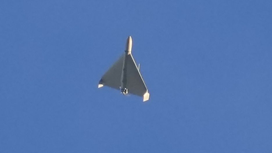 Archiwum zagraniczne East News 2023-09
FILE - A drone is seen in the sky seconds before it attacked buildings in Kyiv, Ukraine, on Oct. 17, 2022. The Russian military has been using the Iranian Shahed exploding drones to strike Ukraine's vital infrastructure for more than a year. (AP Photo/Efrem Lukatsky, File)
Efrem Lukatsky