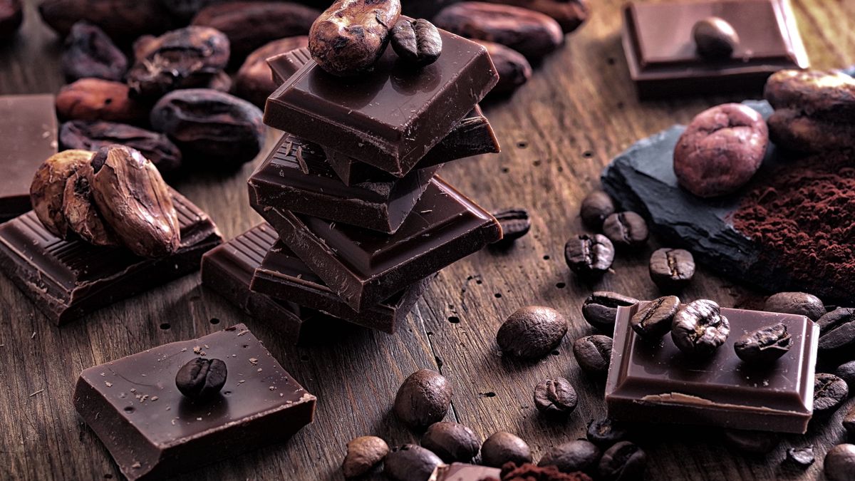 wawel ziarna kawy i kakaowca