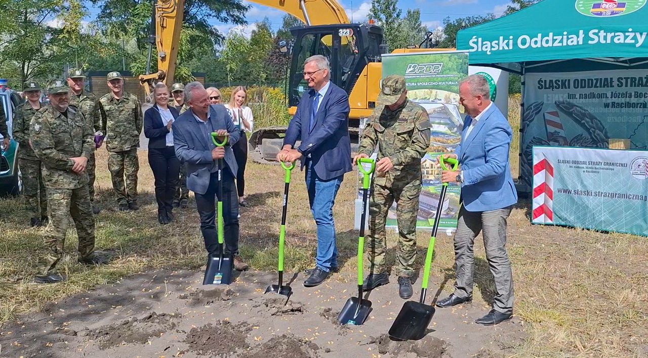Sosnowiec: Powstaje nowa siedziba Straży Granicznej. Inwestycja za 28,5 mln zł ma wzmocnić bezpieczeństwo i stworzyć miejsca pracy