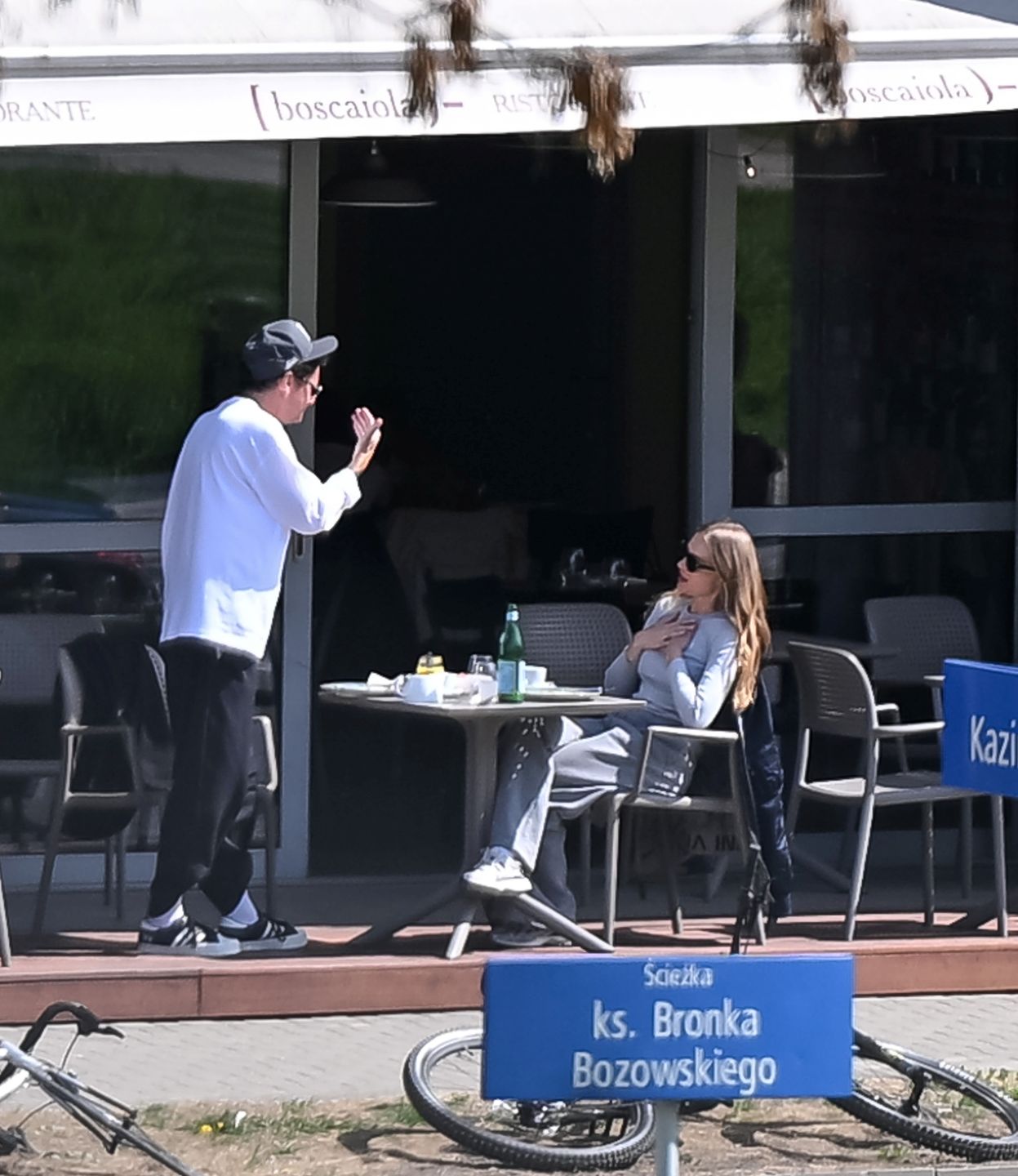 Kuba Wojewódzki i Żaneta Rosińska sfotografowani w restauracji