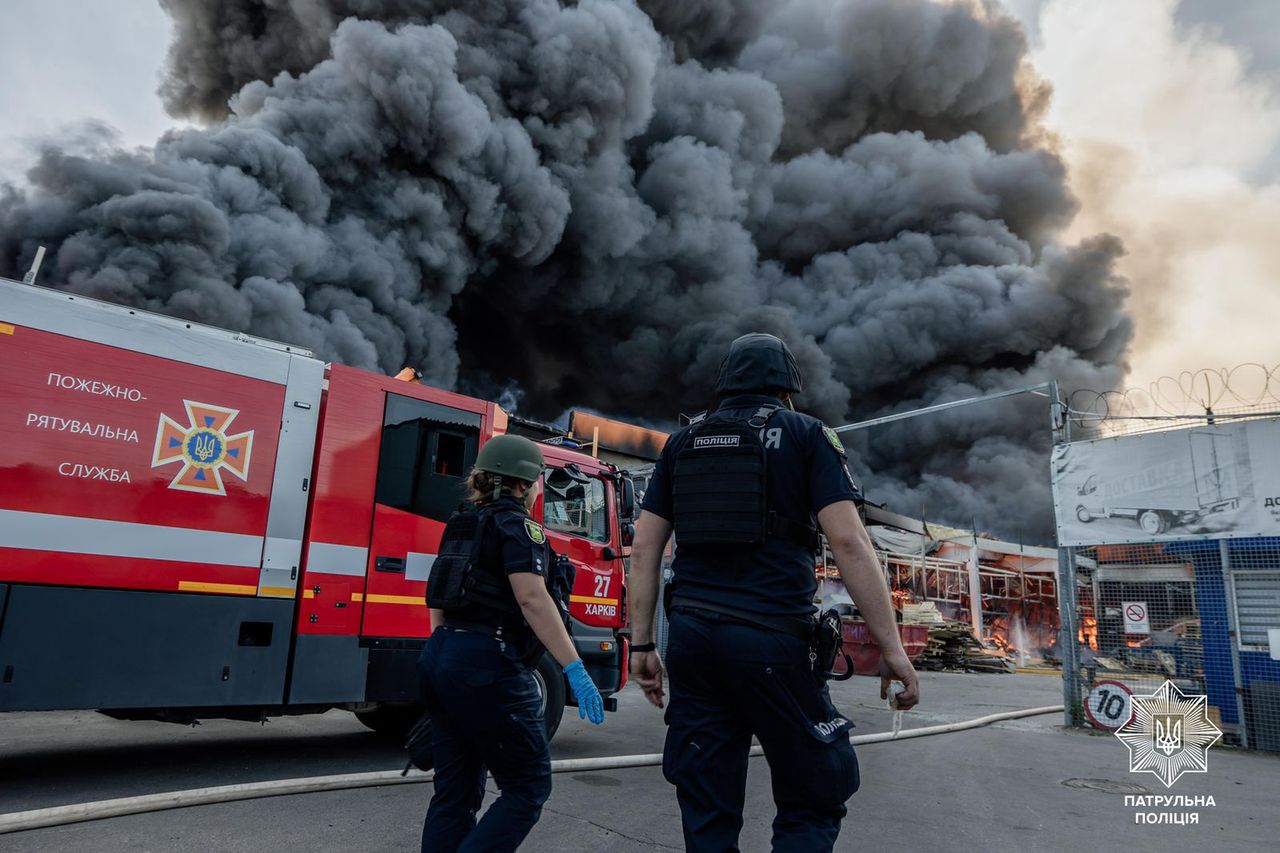 Shocking photos reveal aftermath of devastating Kharkiv attack