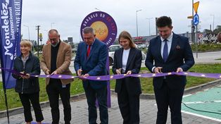Rondo Delicji w Płońsku oficjalnie otwarte. To symbol 50 lat fabryki!