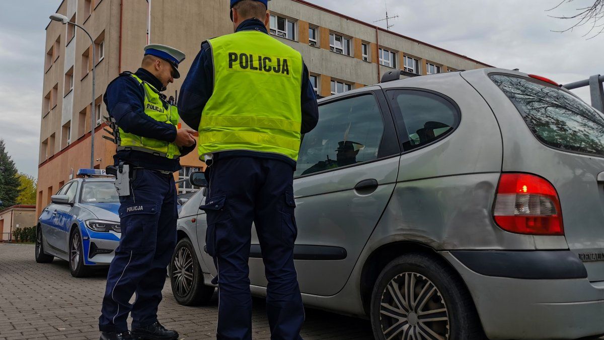 Kontrola policyjna kierowcy