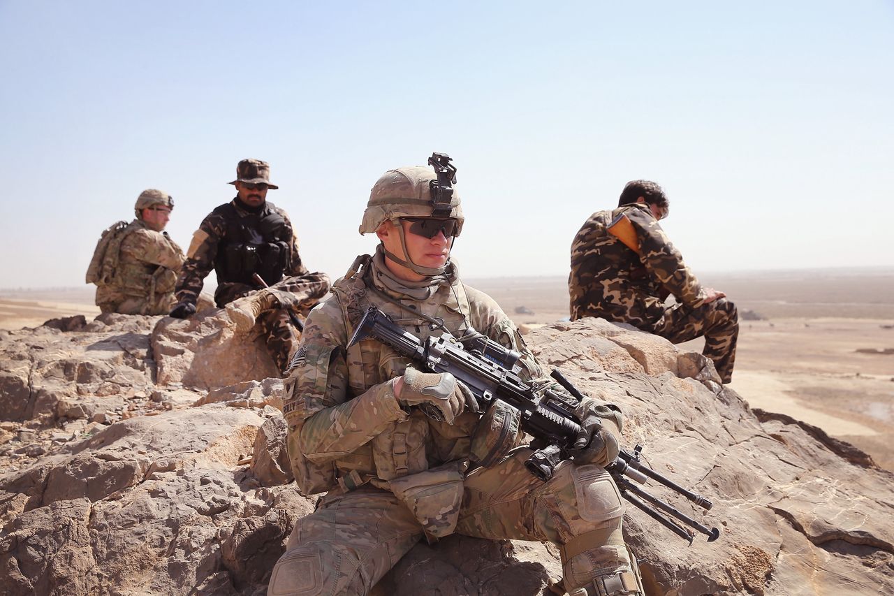 Amerykańscy żołnierze stacjonują w Afganistanie