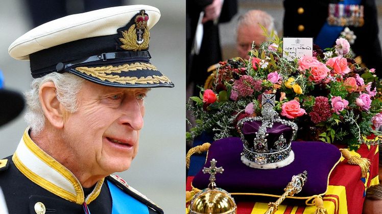 Król Karol osobiście wybrał wieniec, który spoczął na trumnie królowej Elżbiety. Napisał też wzruszającą kartkę (FOTO)