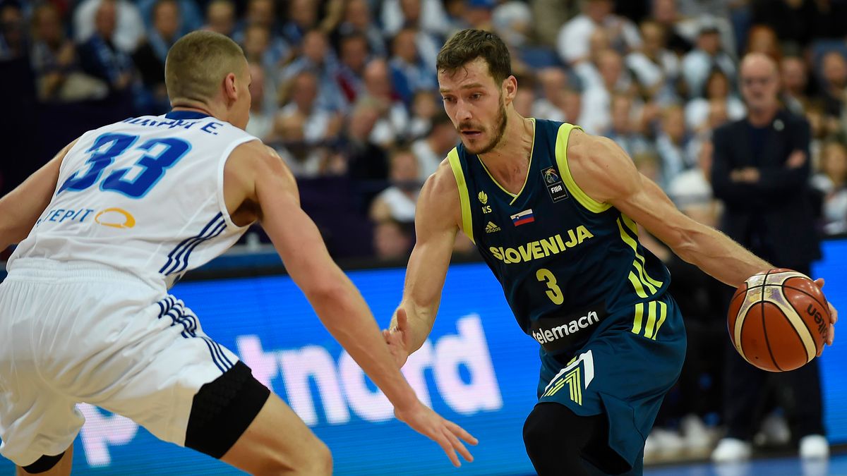 PAP/EPA / Markku Ojala / Goran Dragić, największa gwiazda reprezentacji Słowenii