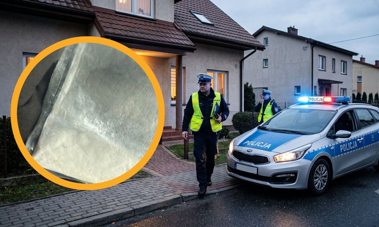 Domowa awantura zakończyła się zarzutami. Policjanci znaleźli amfetaminę