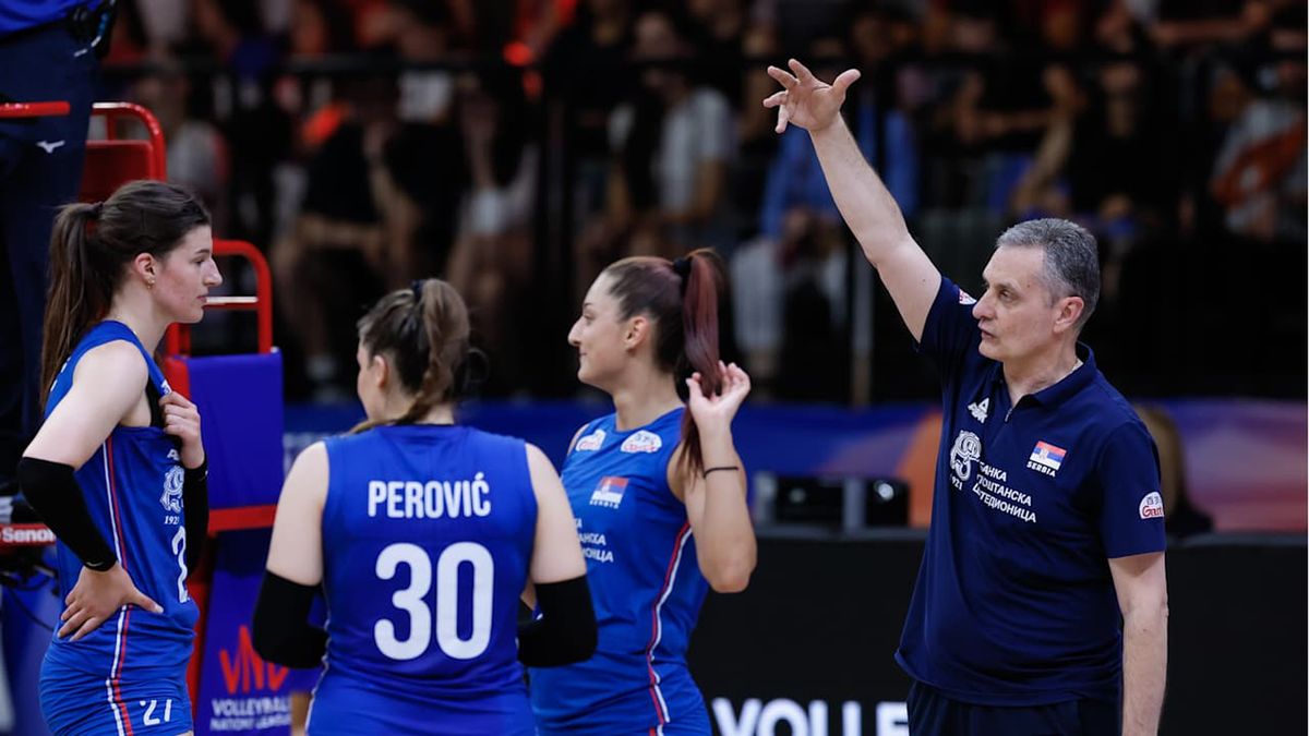 Materiały prasowe / VolleyballWorld / Reprezentacja Serbii