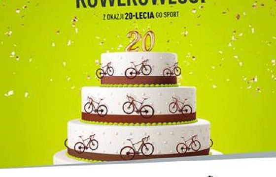 20 rowerów w jubileuszowej akcji GO Sport