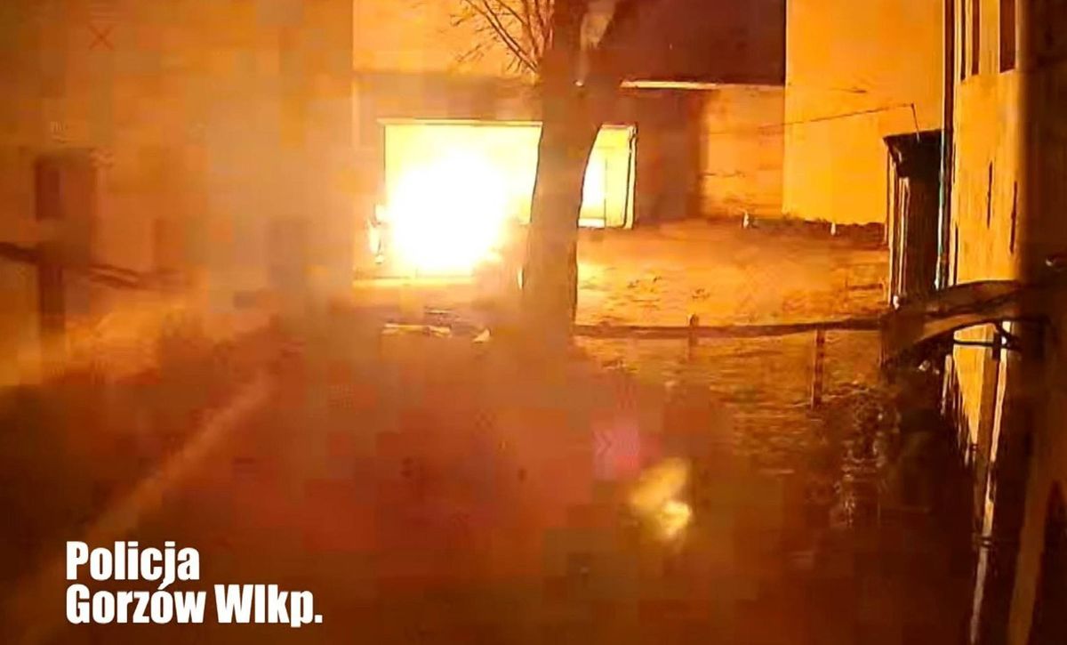 Mężczyzna podpalił samochód w Gorzowie Wielkopolskim