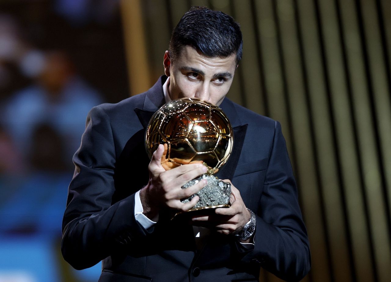 Rodri claims 2024 Ballon d'Or as world's top footballer