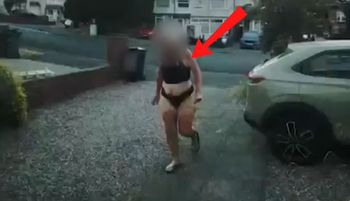 Półnaga kobieta przyłapana o świcie. Kuriozalne sceny w Anglii
